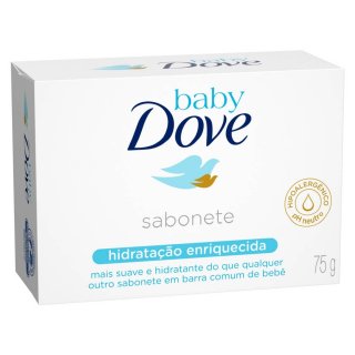 SABONETE DOVE BABY HIDRATAÇÃO ENRIQUECIDA 75GRAMAS 