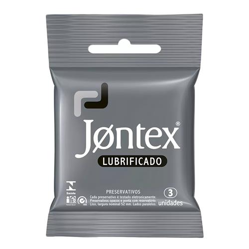 PRESERVATIVO JONTEX LUBRIFICADO COM 3 UNIDADES