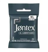 PRESERVATIVO JONTEX XL LUBRIFICADO COM 3 UNIDADES 