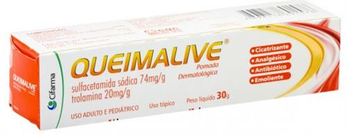 QUEIMALIVE POMADA 30GRAMAS - Farmácia do IPAM